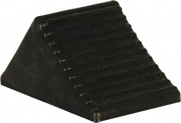 Buyers Products - 5" Wide x 5" High x 6" Deep, Rubber Wheel Chock - Caliber Tooling