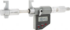 SPI - 2 to 3" Range, 0.00005" Resolution, Ratchet Stop Thimble, Electronic Inside & Tubular Micrometer - Caliber Tooling