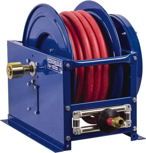 CoxReels - 75' Spring Retractable Hose Reel - 300 psi, Hose Included - Caliber Tooling