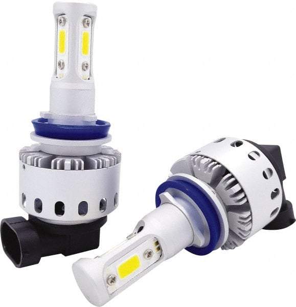 PRO-SOURCE - 5,000 Lumens, 12-24 VDC, H8, H9 & H11 LED Headlight - 6500K Cool White Color Scale, 45 Low/High Watt, 30,000 to 50,000 Average Life Hours - Caliber Tooling