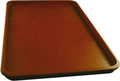 Made in USA - 14-1/4" Long x 9-1/2" Wide x 1-1/4" Deep Lid Tray - Polypropylene - Caliber Tooling