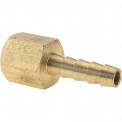 Value Collection - 1/4 NPT Thread Hose Barb x Female NPT Connector - 1/4" ID Hose, Brass - Caliber Tooling