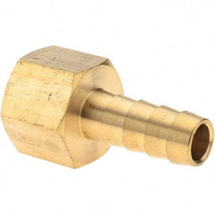 Value Collection - 3/8 NPT Thread Hose Barb x Female NPT Connector - 3/8" ID Hose, Brass - Caliber Tooling