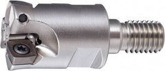 OSG - 26mm Cut Diam, 35mm Max Depth, M12 Modular Connection Indexable High-Feed End Mill - Screw Holding Method, PHC Insert, PHC Toolholder, Through Coolant - Caliber Tooling