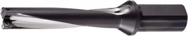 OSG - 3" Max Drill Depth, 4xD, 3/4" Diam, Indexable Insert Drill - 2 Inserts, 1" Shank Diam, Straight Shank - Caliber Tooling