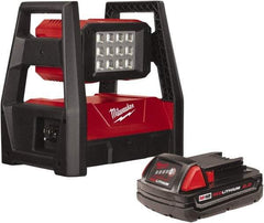 Milwaukee Tool - 18 Volts, 3000 Lumens, Cordless Work Light - 9 hr Run Time - Caliber Tooling