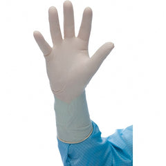 BioClean - Size 7, 4.33 mil, Medical Grade, Powder Free Neoprene Disposable Gloves - Caliber Tooling