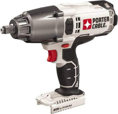 Porter-Cable - 1/2" Drive 20 Volt Mid-Handle Cordless Impact Wrench & Ratchet - 1,700 RPM, 330 Ft/Lb Torque, Lithium-Ion Batteries Not Included - Caliber Tooling