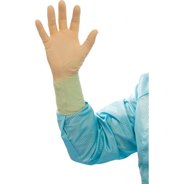 BioClean - Size 7.5, 6.69 mil, Cleanroom Grade, Powder Free Latex Disposable Gloves - Caliber Tooling