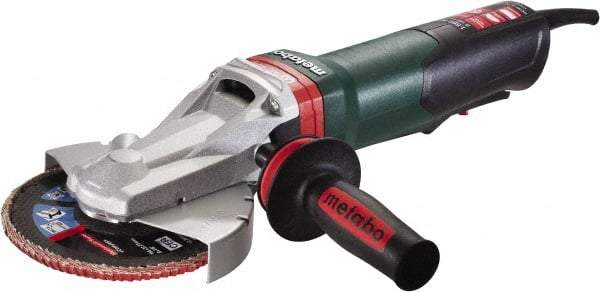 Metabo - 6" Wheel Diam, 9,600 RPM, Corded Angle & Disc Grinder - 5/8-11 Spindle, 13.5 Amps - Caliber Tooling