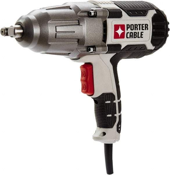 Porter-Cable - 1/2" Drive, 450 Ft/Lb Torque, Pistol Grip Handle, 2,600 RPM, Impact Wrench - 7 Amps, 12 Volts - Caliber Tooling