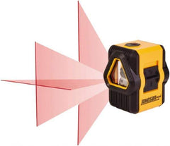 Johnson Level & Tool - 3 Beam 50' Max Range Self Leveling Cross Line Laser - Red Beam, 5/32 at 30' Accuracy - Caliber Tooling