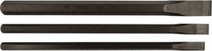 Mayhew - 3 Piece Cold Chisel Set - Sizes Included 3/4 to 1" - Caliber Tooling