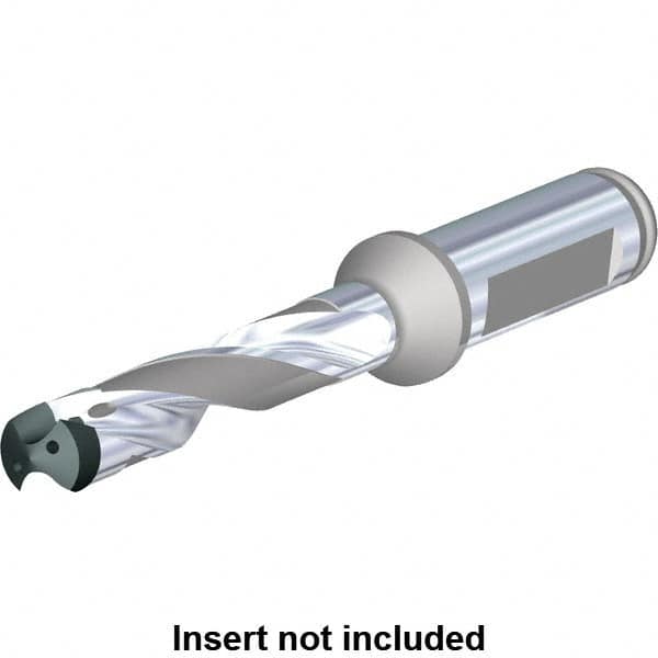 Kennametal - Series KenTIP FS, Head Connection G, 5xD, 12mm Shank Diam, Drill Body - 45mm Drill Body Length to Flange, KTFS Toolholder, 8.5mm Nose Diam, 111mm OAL, 111mm Drill Body Length, 53.4mm Flute Length, Flatted Straight Shank - Caliber Tooling