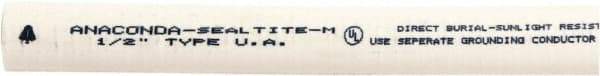 Anaconda Sealtite - 3/4" Trade Size, 500' Long, Flexible Liquidtight Conduit - Galvanized Steel & PVC, 19.05mm ID - Caliber Tooling