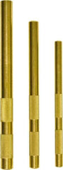 Mayhew - 3 Piece, 3/8 to 5/8", Drift Punch Set - Round Shank, Brass, Comes in Plastic Tray - Caliber Tooling