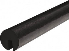 PRO-SAFE - 39" Long, Polyurethane Foam Type B+ Edge Guard - Black, 1" High x 2" Wide Side - Caliber Tooling