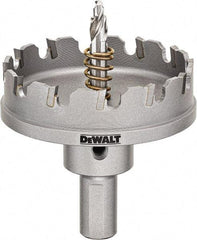 DeWALT - 2-5/8" Diam, 1/4" Cutting Depth, Hole Saw - Carbide-Tipped Saw, Toothed Edge - Caliber Tooling