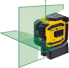 Stabila - 4 Beam 60' Max Range Cross Line & Plumb Points - Green Beam, 3/32" at 30' Accuracy, 1828.8mm Long, Battery Included - Caliber Tooling