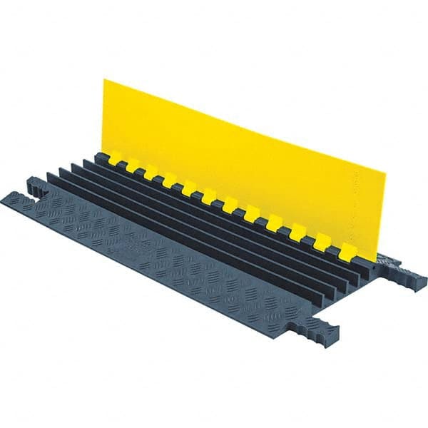 Checkers - On Floor Cable Covers Cover Material: Polyurethane Number of Channels: 5 - Caliber Tooling