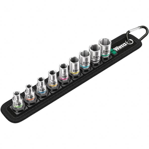 Wera - Socket Sets Measurement Type: Metric Drive Size: 1/4 - Caliber Tooling