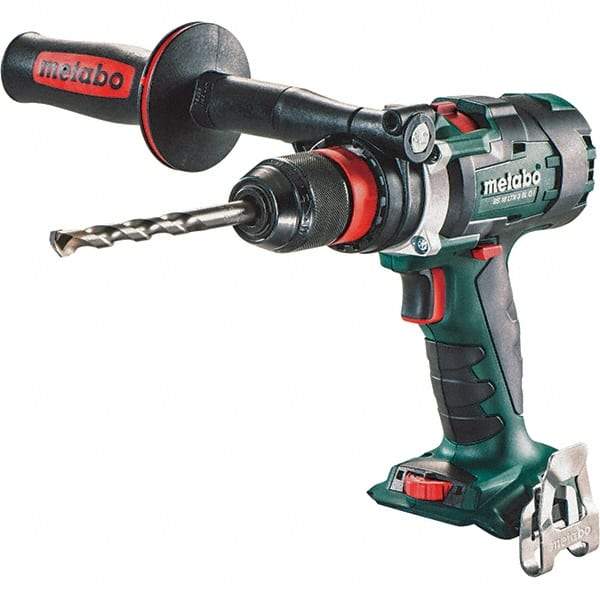 Metabo - 18 Volt 1/2" Chuck Pistol Grip Handle Cordless Drill - 0-500 & 0-2050 & 3800 RPM, Keyless Chuck, Reversible, Lithium-Ion Batteries Not Included - Caliber Tooling