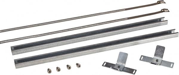 Fibox - Electrical Enclosure Stainless Steel Pole Mounting Kit - For Use with ARCA IEC - Caliber Tooling