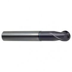 12mm Dia. - 83mm OAL 2 FL 30 Helix Firex Carbide Ball Nose End Mill - Caliber Tooling