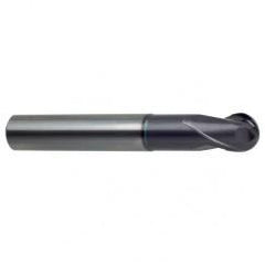 12mm Dia. - 83mm OAL 2 FL 30 Helix Firex Carbide Ball Nose End Mill - Caliber Tooling