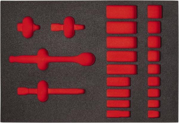 Proto - Tool Box Case & Cabinet Inserts Type: Foam Insert For Use With: J52134HTC - Caliber Tooling