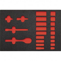 Proto - Tool Box Case & Cabinet Inserts Type: Foam Insert For Use With: J52134 - Caliber Tooling