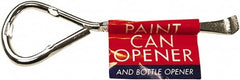 Premier Paint Roller - Steel Paint Can Opener - 7" Long x 3" Wide, Compatible with 1 to 5 Gal Containers - Caliber Tooling