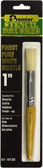 Premier Paint Roller - Stencil Brushes & Rollers Type: Stencil Brush Diameter (Inch): 1 - Caliber Tooling