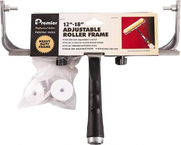 Premier Paint Roller - 12 to 18" Wide Adjustable Frame - Steel Frame - Caliber Tooling