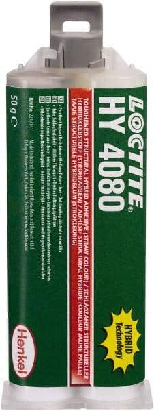 Loctite - 50 g Dual Cartridge Two Part Adhesive - 5 to 10 min Working Time, 302°F - Caliber Tooling