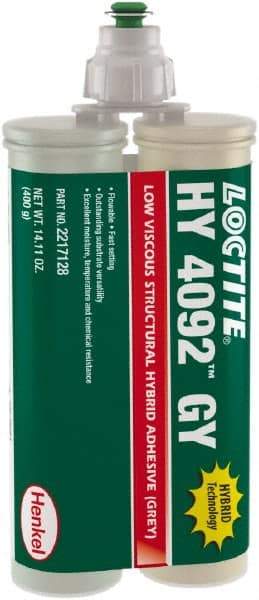 Loctite - 400 g Dual Cartridge Two Part Adhesive - 3 to 5 min Working Time - Caliber Tooling