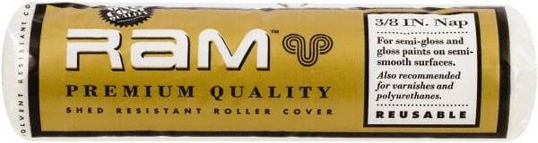 Premier Paint Roller - 3/8" Nap, 9" Wide Paint Roller Cover - Semi-Smooth Texture, Polyester - Caliber Tooling