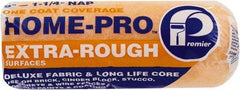 Premier Paint Roller - 1-1/4" Nap, 9" Wide Paint Roller Cover - Extra-Rough Texture, Polyester - Caliber Tooling