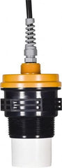 Made in USA - 1\x92 to 25\x92 for Liquids, 1\x92 to 10\x92 for Solids Transmission Range Ultrasonic Explosion-Proof Transmitter - 2" NPT Mount, 30 Max psi, ±0.25% of Range Accuracy, 12 to 28 VDC (Loop Powered) - Caliber Tooling