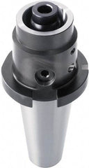 HAIMER - HSK50 & HSK63 Taper, On-Center/Rotating, Spindle Adapter - 80mm Projection, Use with ISO50 Spindle - Caliber Tooling