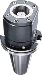 HAIMER - CAPTO C6 Taper, On-Center/Rotating, Spindle Adapter - 50mm Projection, Use with ISO50 Spindle - Caliber Tooling