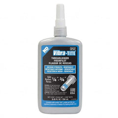 Vibra-Tite - 250 mL Bottle, Blue, Medium Strength Threadlocker - Caliber Tooling