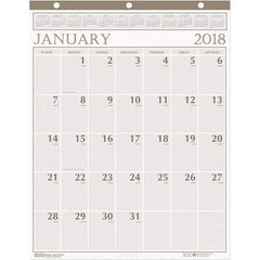 House of Doolittle - 12 Sheet, 20 x 26", Wall Calendar - Beige - Caliber Tooling