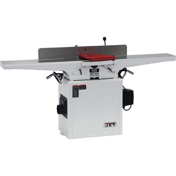 Jet - 5,500 RPM, 8" Cutting Width, 1/2" Cutting Depth, Jointer - 4-3/4" Fence Height, 38-1/2" Fence Length, 2 hp - Caliber Tooling