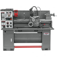 Jet - 12" Swing, 33" Between Centers, 230 Volt, Single Phase Bench Lathe - 5MT Taper, 2 hp, 75 to 1,400 RPM, 1-9/16" Bore Diam, 30" Deep x 58" High x 66" Long - Caliber Tooling