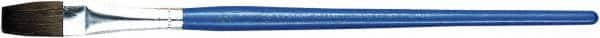 Premier Paint Roller - 5/8" Polyester Artist's Paint Brush - 1/2" Wide, 5/8" Bristle Length, 4-3/4" Wood Handle - Caliber Tooling