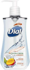 Dial - 7.5 oz Pump Bottle Liquid Soap - Clear, Coconut Water & Mango Scent - Caliber Tooling