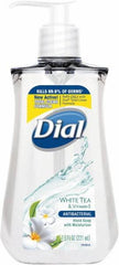 Dial - 7.5 oz Pump Bottle Liquid Soap - Clear, White Tea Scent - Caliber Tooling