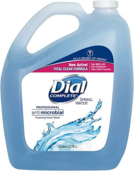 Dial - 1 Gal Bottle Foam Soap - Blue, Spring Water Scent - Caliber Tooling