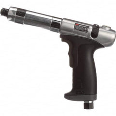 Ingersoll-Rand - 1/4" Bit Holder, 1,500 RPM, Pistol Grip Handle Air Screwdriver - 3 to 47.8 Ft/Lb Torque, 16 CFM - Caliber Tooling